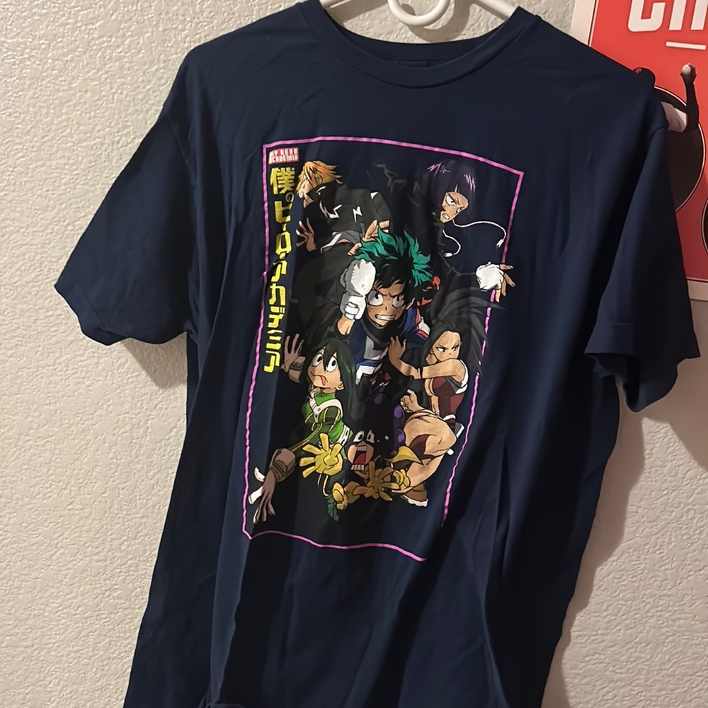 Large my hero academia shirt